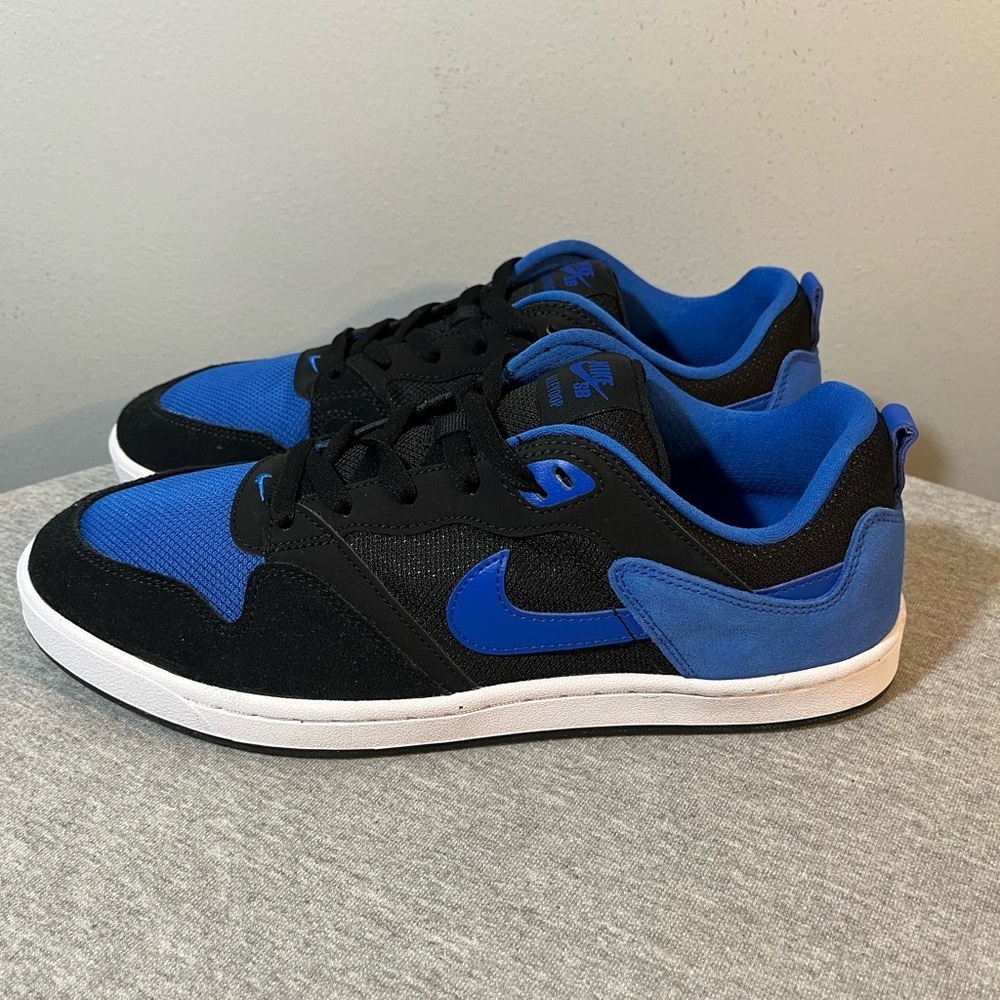 Nike SB Alleyoop Black/Royal Blue Skateboarding Men's Shoe Size 10.5 CJ0882004​​ - Picture 4 of 11
